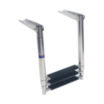 Escalera de Baño Telescópica 3 Peldaños para Barco con Montaje en Plataforma