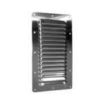 Rejilla de Ventilación Cuadrada Vertical Ranurada para Barcos 228x127 mm