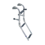 Escalera Trasera Plegable para Barco, 3 Peldaños
