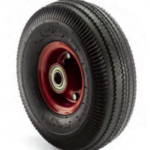 Rueda con Neumático y Cámara de Aire Llanta Acero Roja