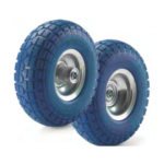 Rueda de Goma Impinchable con Llanta Acero